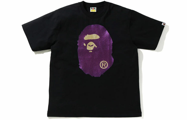 【代購】A BATHING APE Glitter Big Ape Head Tee