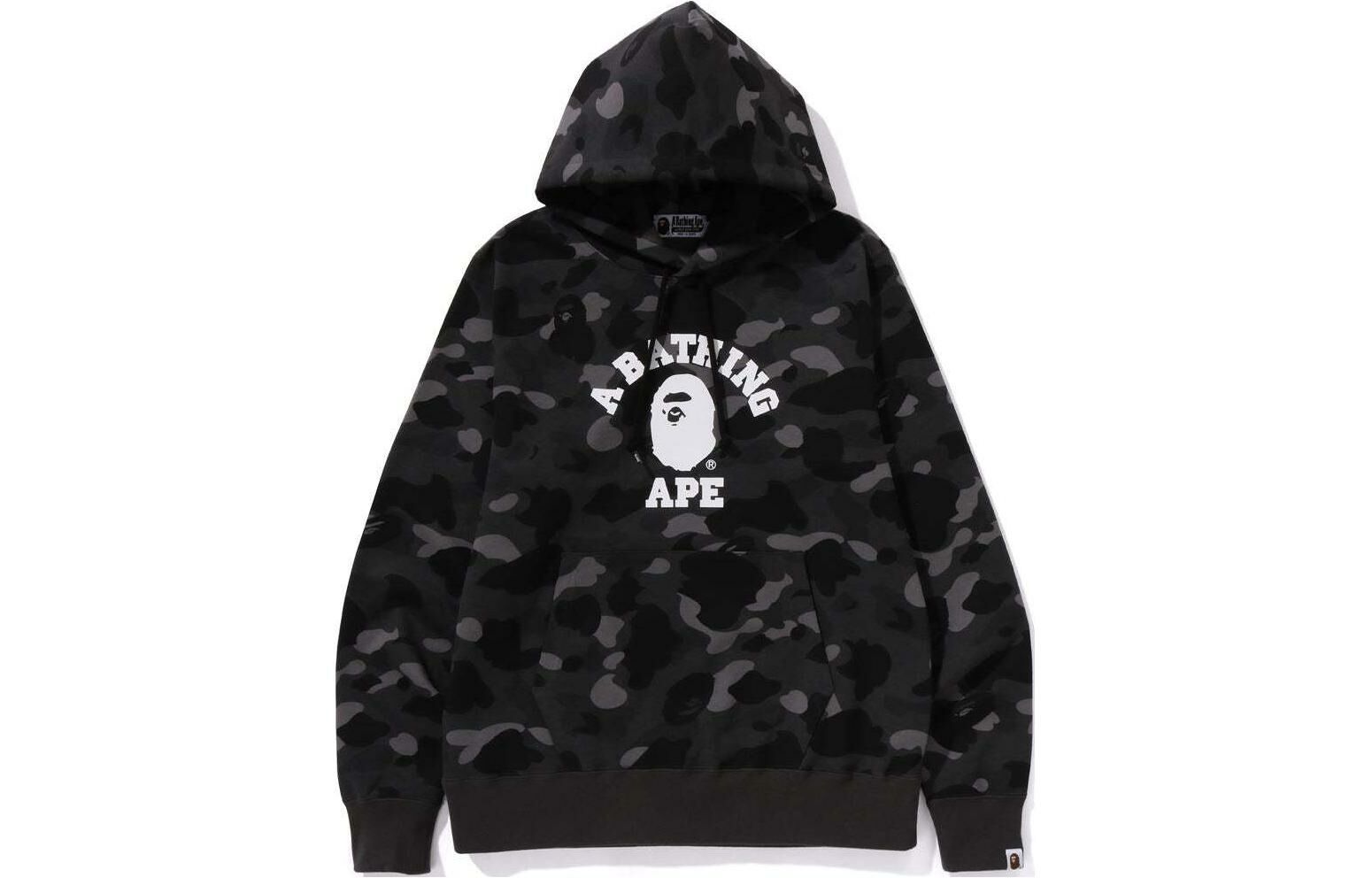 【代購】A BATHING APE Color Camo College Pullover Hoodie