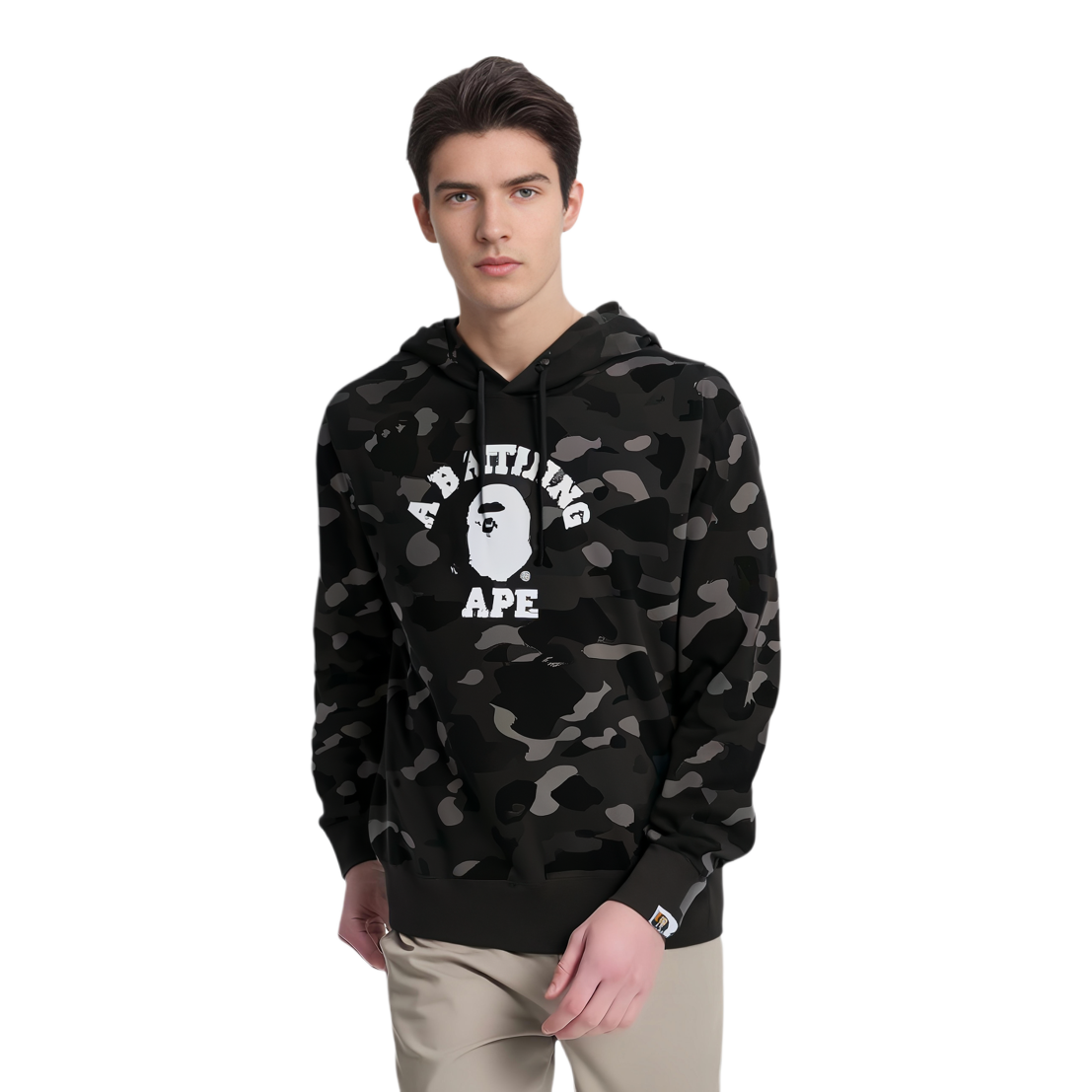 【代購】A BATHING APE Color Camo College Pullover Hoodie