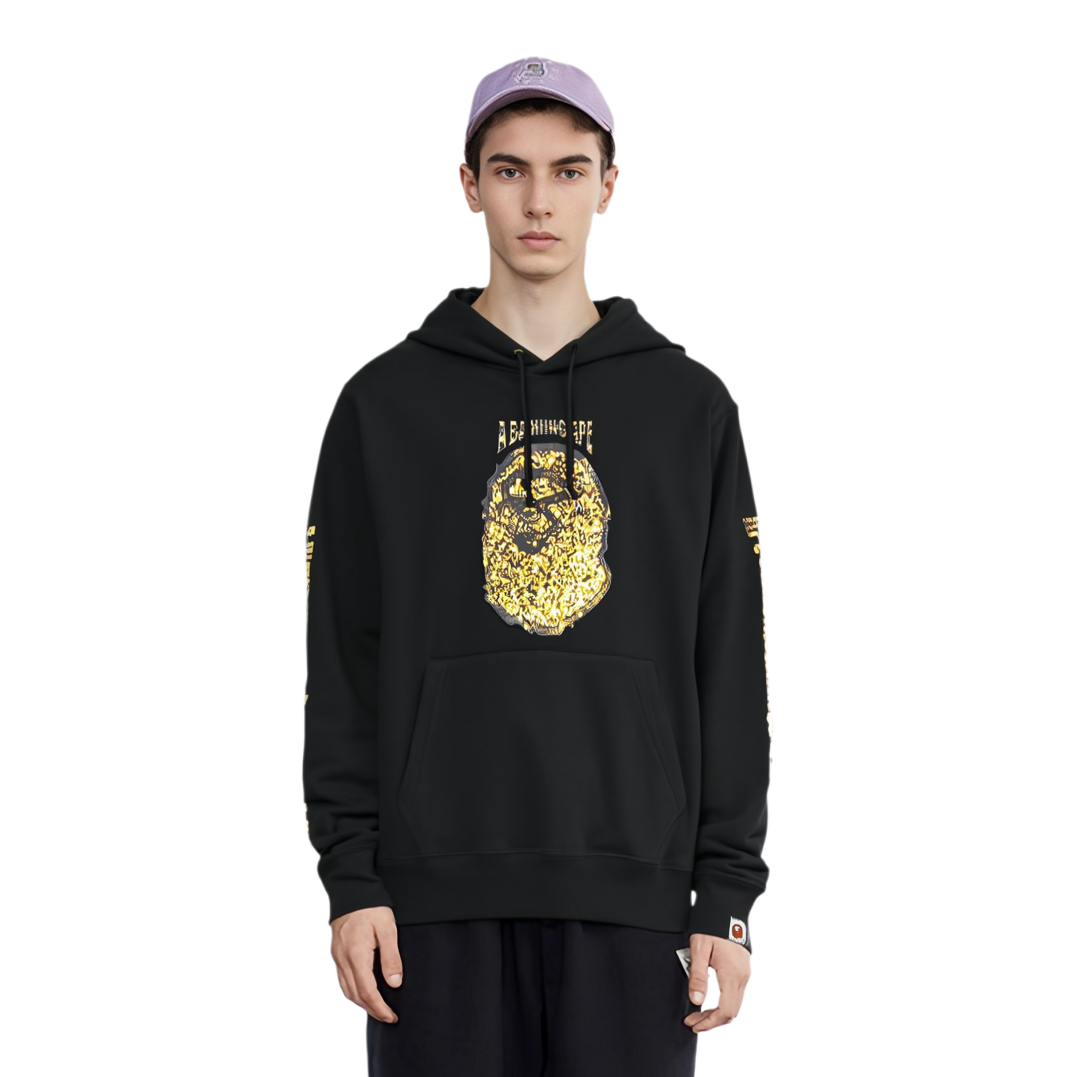 【代購】A BATHING APE Jewelry Motif Wide Pullover Hoodie