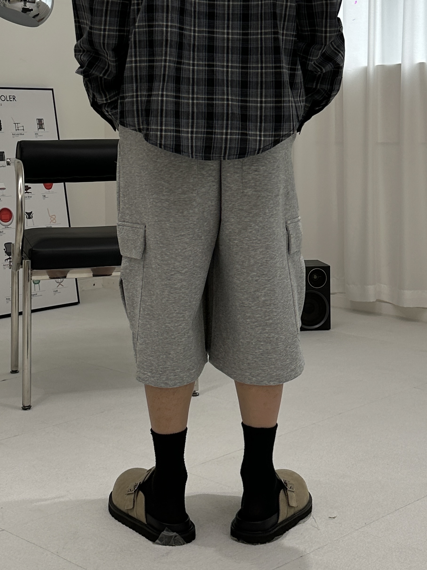 棉褲 口袋 七分褲 日常懶人必備 （2色）