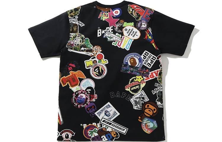 【代購】A BATHING APE Multi Motif Print Relaxed Tee