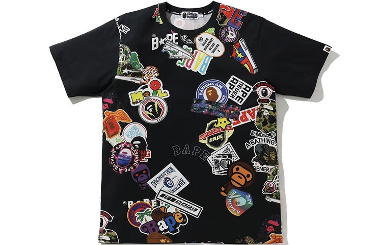【代購】A BATHING APE Multi Motif Print Relaxed Tee
