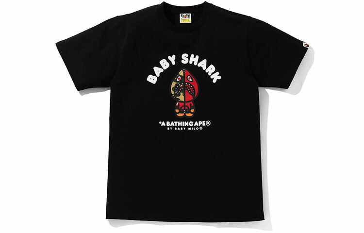 【代購】A BATHING APE Baby Milo Shark College Tee