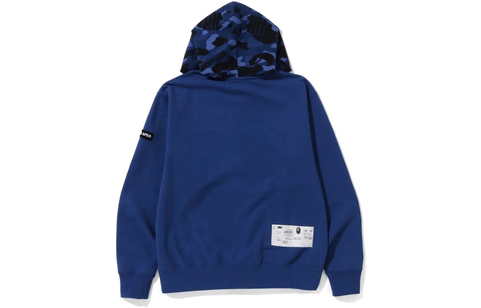 【代購】A BATHING APE X Undefeated Color Camo Relaxed Zip Hoodie