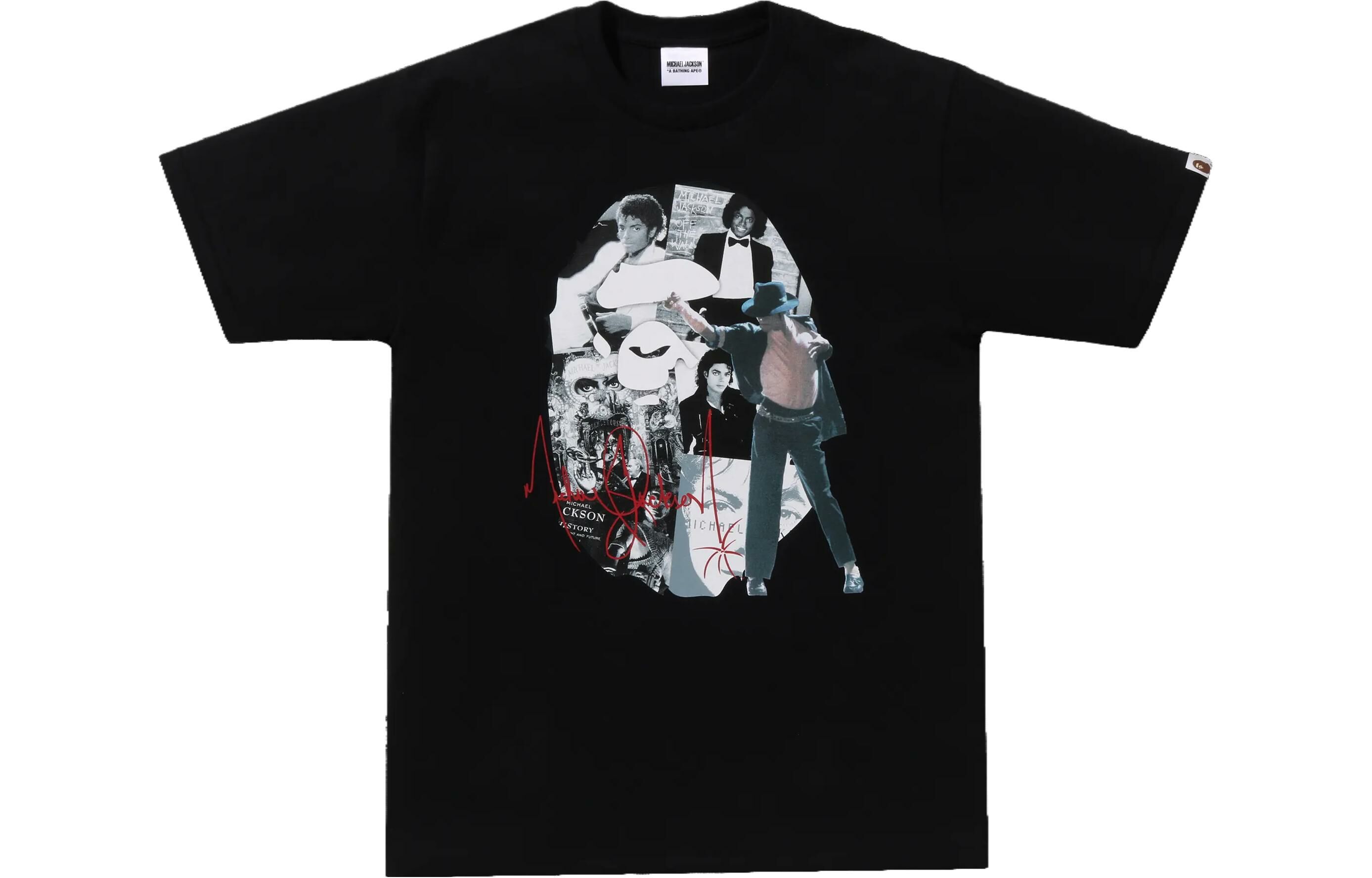 【代購】A BATHING APE X Michael Jackson Album Jacket Ape Head Tee