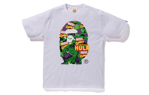 【代購】A BATHING APE X Marvel Comics Camo The Hulk Tee