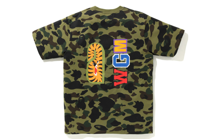 【代購】A BATHING APE 1st Camo Wgm Shark Tee