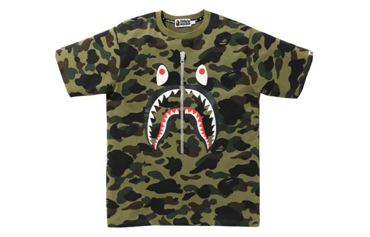 【代購】A BATHING APE 1st Camo Wgm Shark Tee