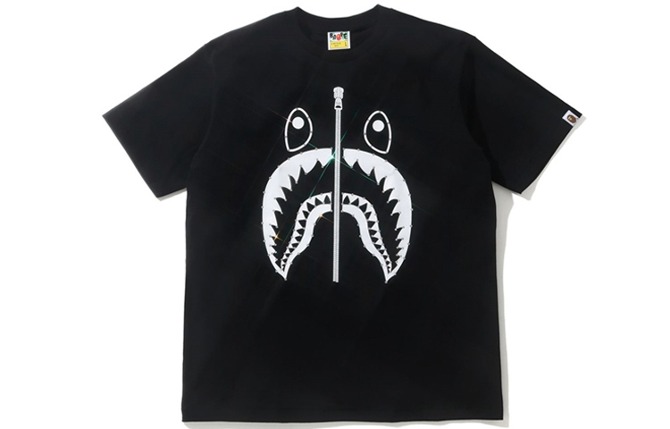 【代購】A BATHING APE Crystal Stone Shark T Shirt