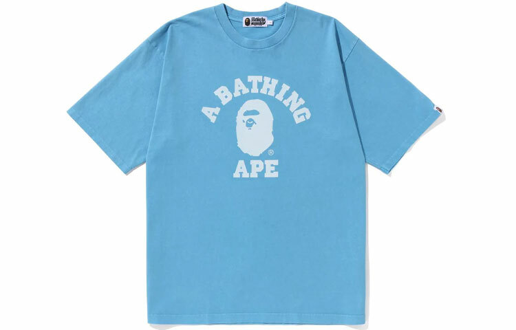 【代購】A BATHING APE Pigment Dyed College Relaxed Fit Tee