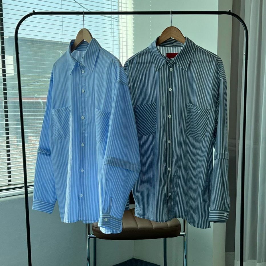 直間長袖恤衫 EDEN-009S