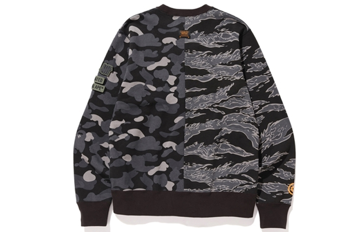 【代購】A BATHING APE X Undefeated Tiger Shark Half Crewneck