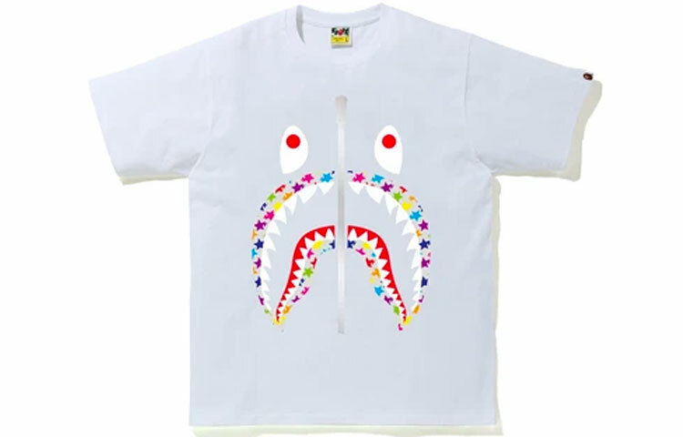 【代購】A BATHING APE Sta Pattern Shark Tee