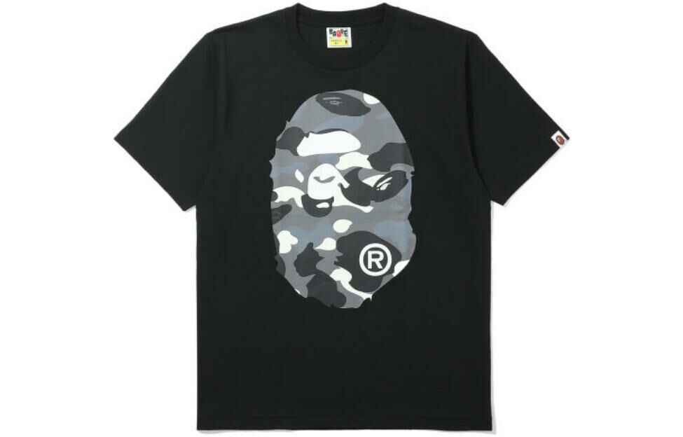 【代購】A BATHING APE Honeycomb Camo Big Ape Head Tee