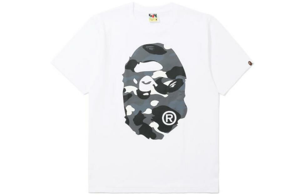 【代購】A BATHING APE Honeycomb Camo Big Ape Head Tee