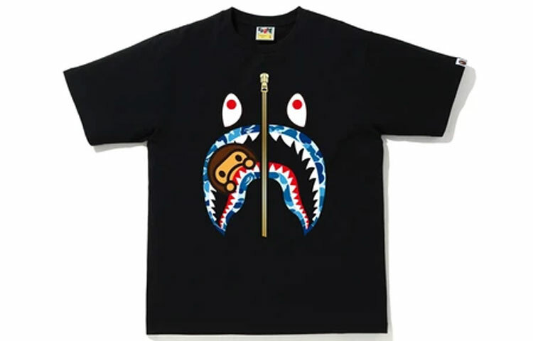 【代購】A BATHING APE Abc Camo Milo Shark Tee