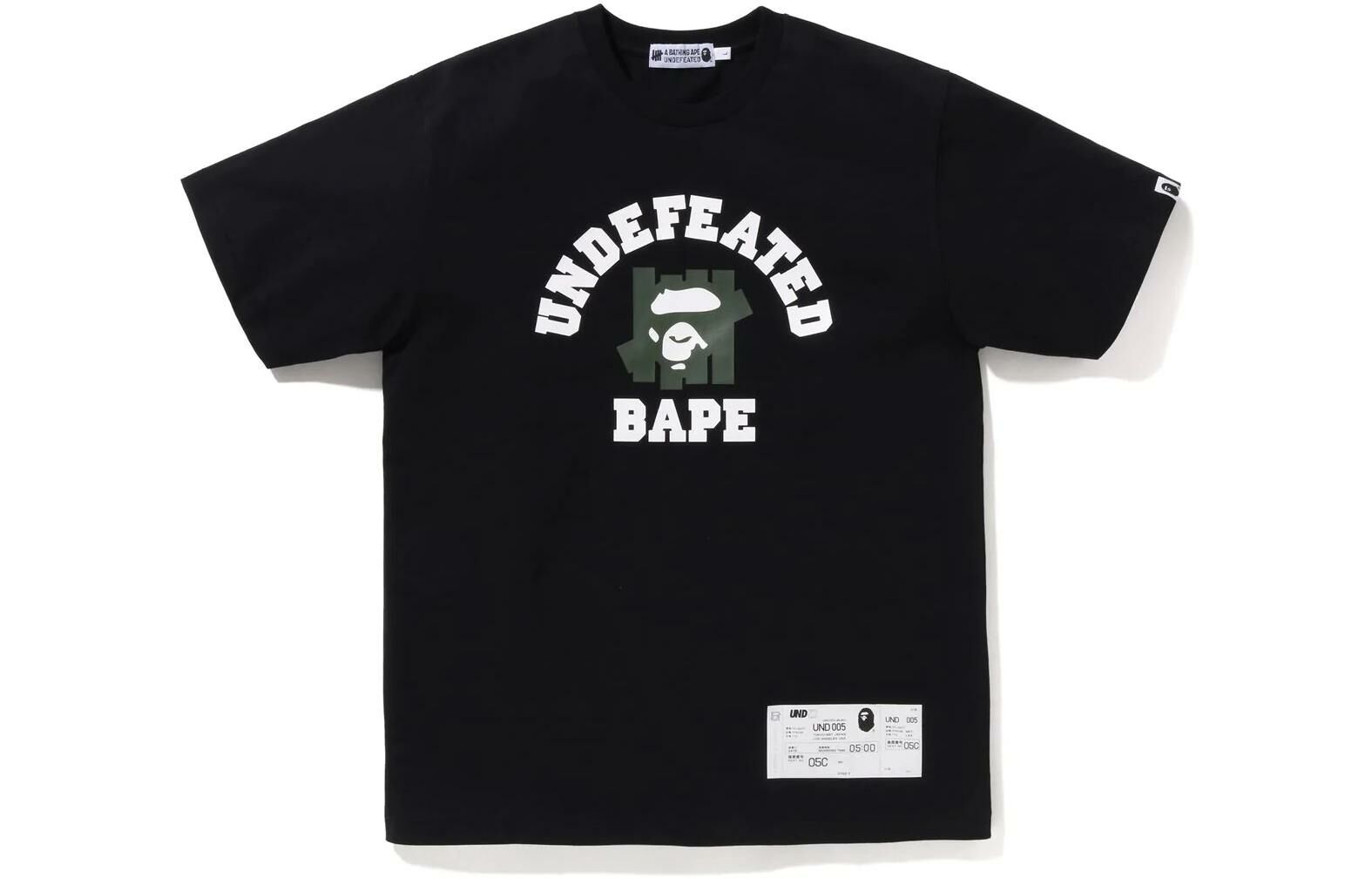 【代購】A BATHING APE X Undefeated College Tee FW22