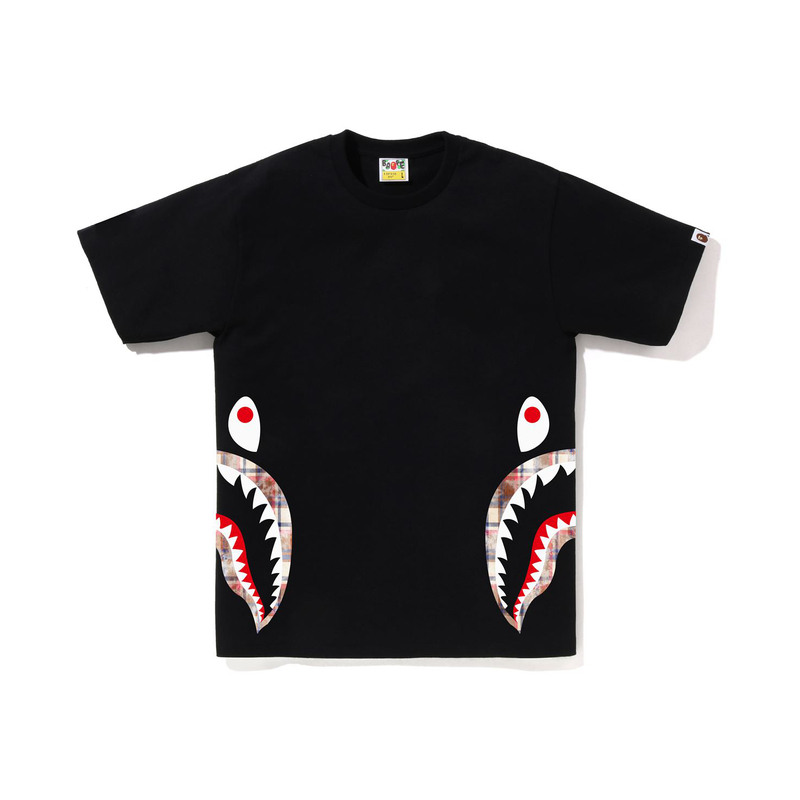 【代購】A BATHING APE Abc Dot Reflective Side Shark Tee