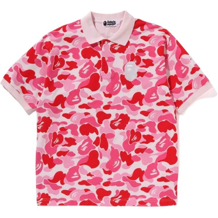 【代購】A BATHING APE Abc Camo Large Ape Head Polo