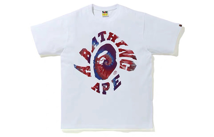 【代購】A BATHING APE Tie Dye Twist College Tee