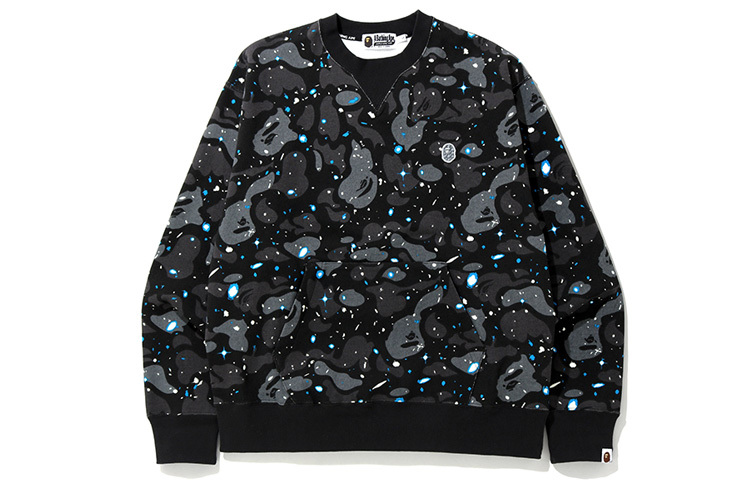 【代購】A BATHING APE Relaxed Space Camo Crewneck