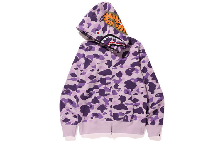【代購】A BATHING APE Shark Series Sweatshirt Unisex Pink Purple