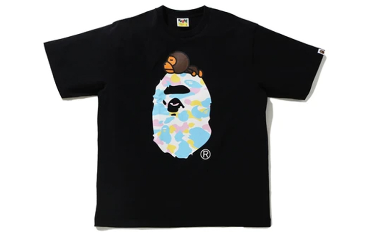 【代購】A BATHING APE New Multi Camo Milo On Ape Relaxed Tee