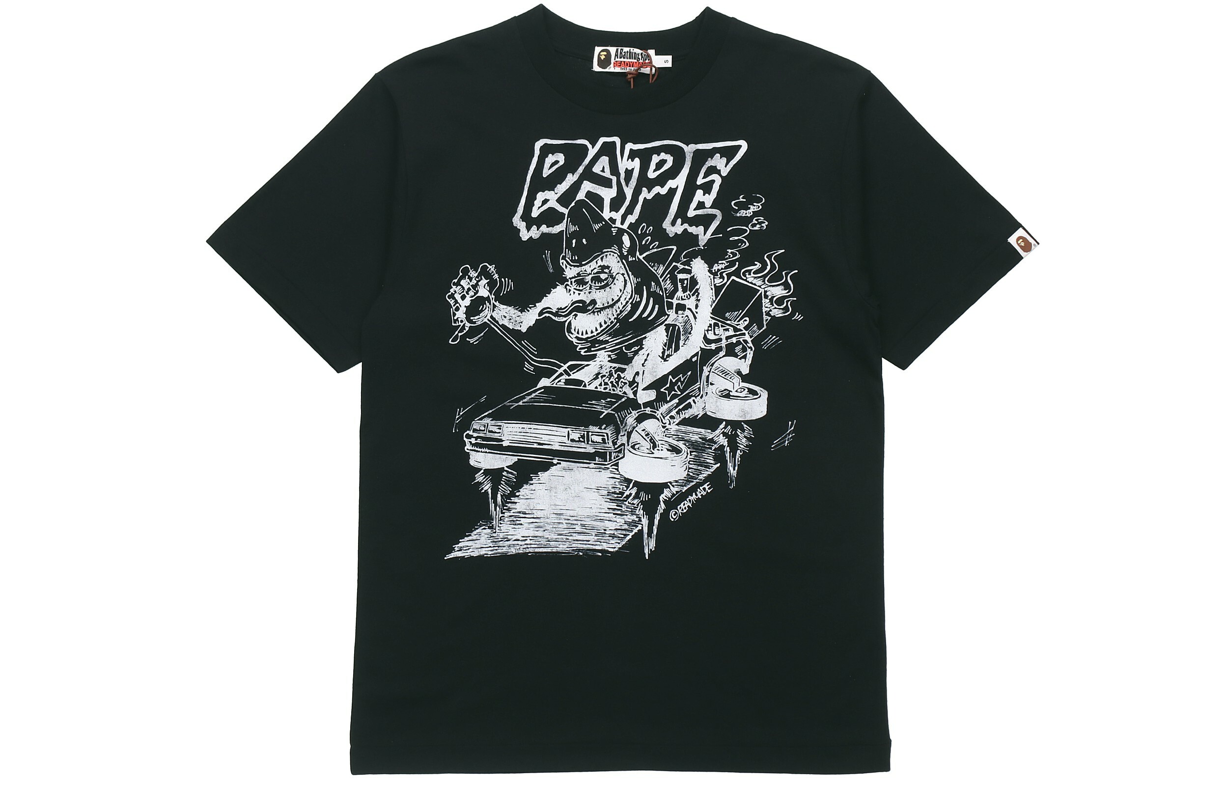【代購】A BATHING APE X Readymade Shark Wide Tee