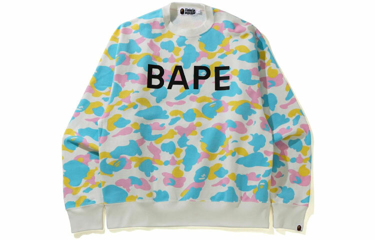 【代購】A BATHING APE New Multi Camo Bape Relaxed Crewneck