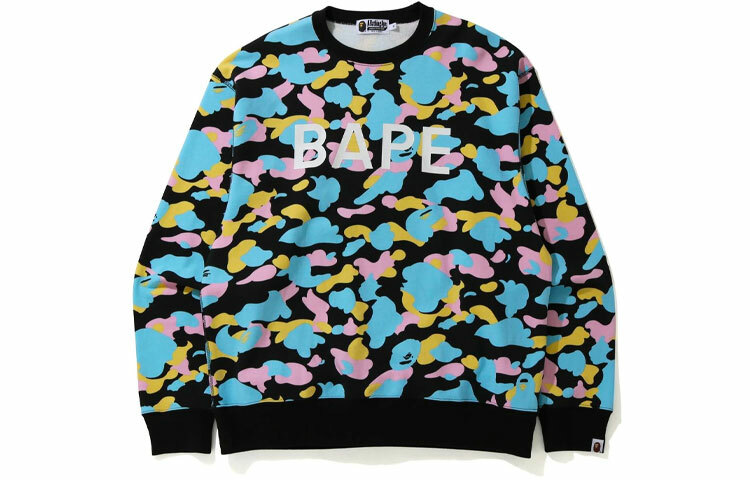 【代購】A BATHING APE New Multi Camo Bape Relaxed Crewneck