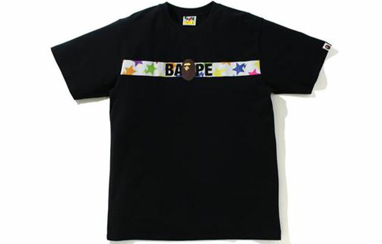 【代購】A BATHING APE Sta Pattern Tape Ape Head Tee