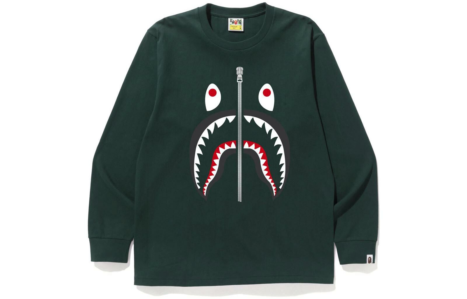 【代購】A BATHING APE Shark L/S Tee SS23