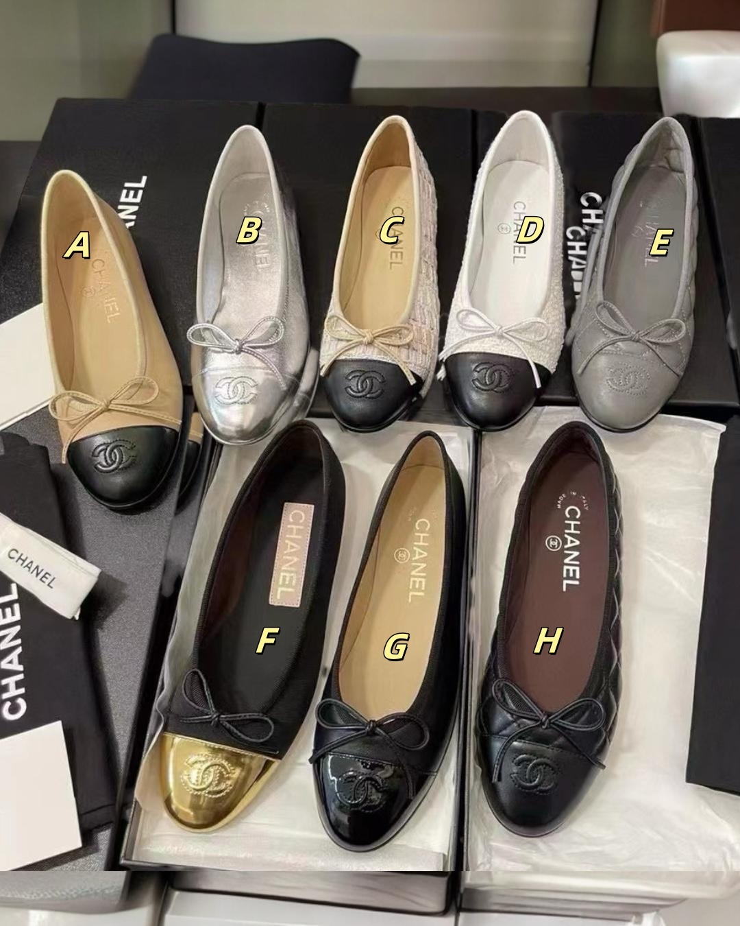 CHANEL 經典平底蝴蝶結芭蕾舞鞋系列