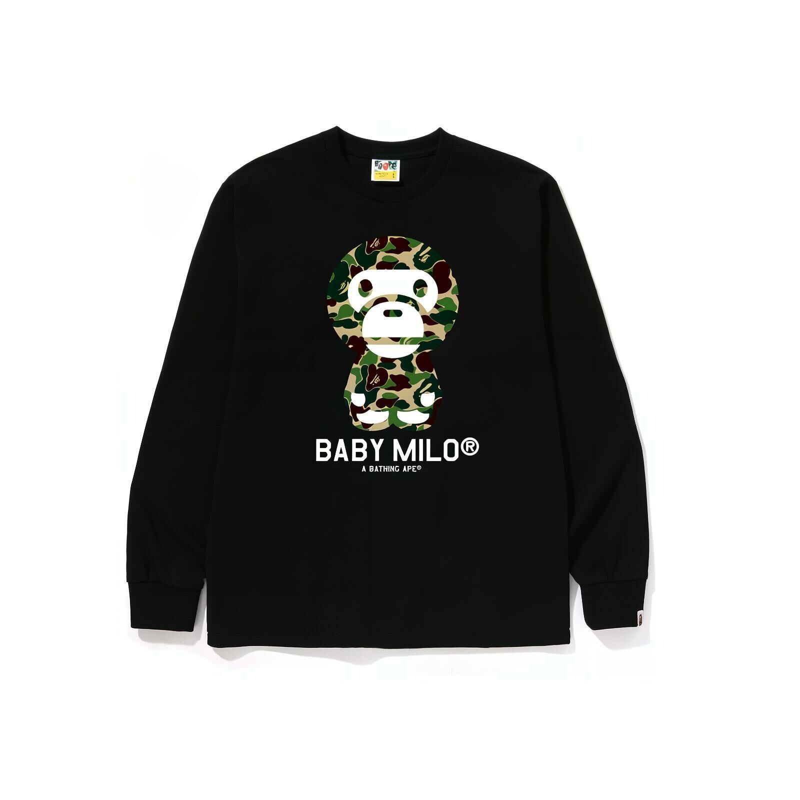 【代購】A BATHING APE Abc Camo Baby Milo Long-Sleeve Tee