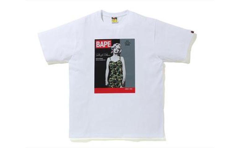 【代購】A BATHING APE A BATHING APE X Marilyn Monroe Magazine Tee