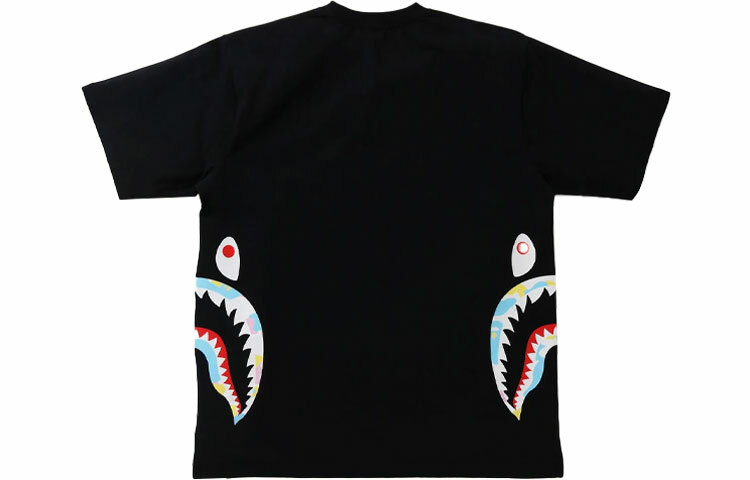 【代購】A BATHING APE Multi Camo Side Shark Relaxed Tee