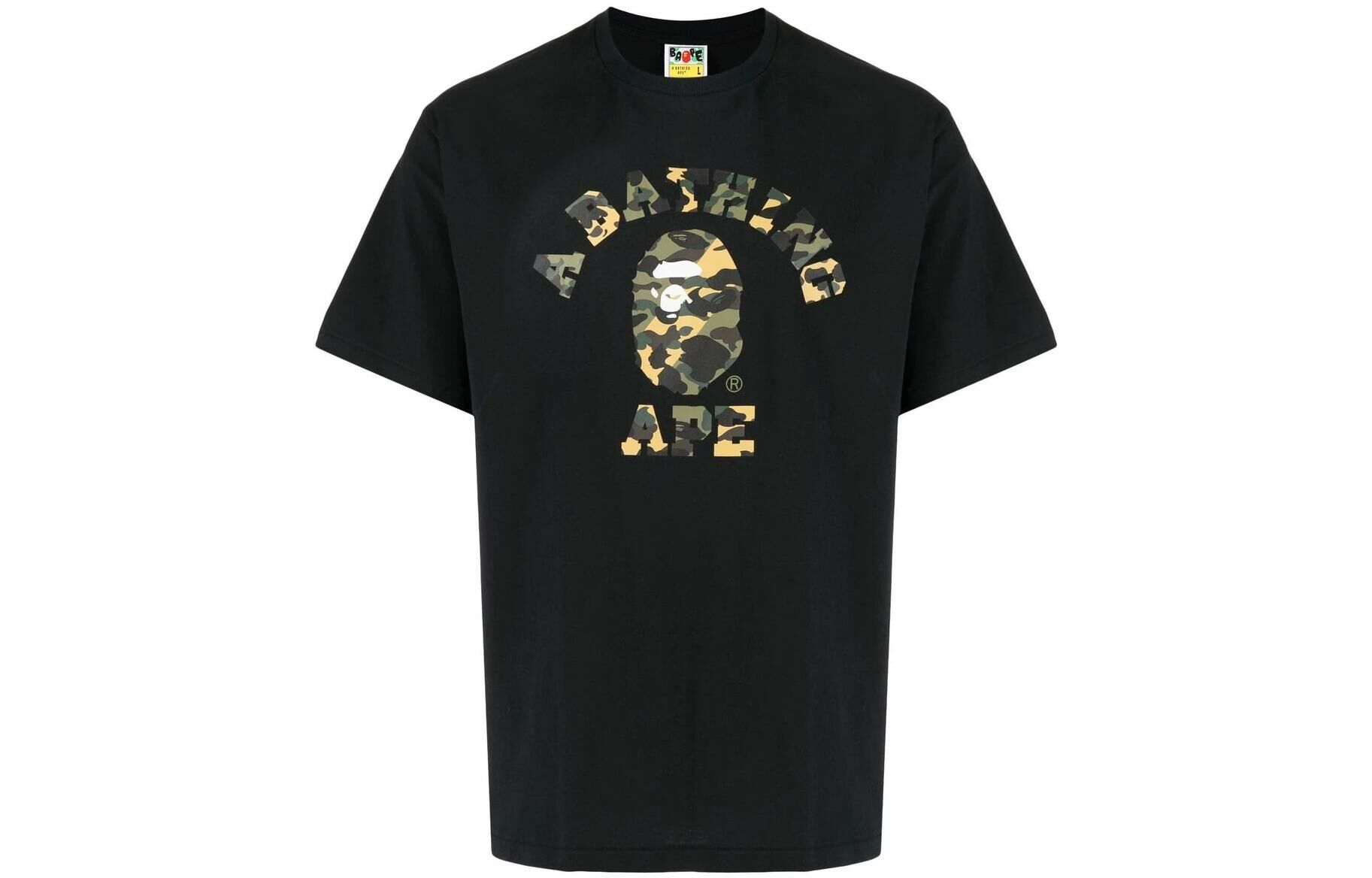 【代購】A BATHING APE T-Shirts Men Black