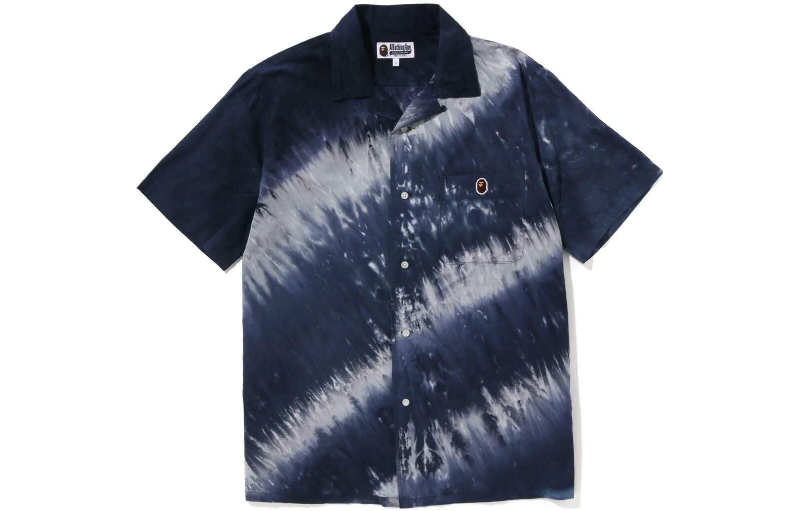 【代購】A BATHING APE Head One Point Tie Dye Shirt