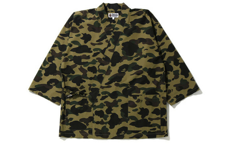 【代購】A BATHING APE 1st Camo Kimono Shirt