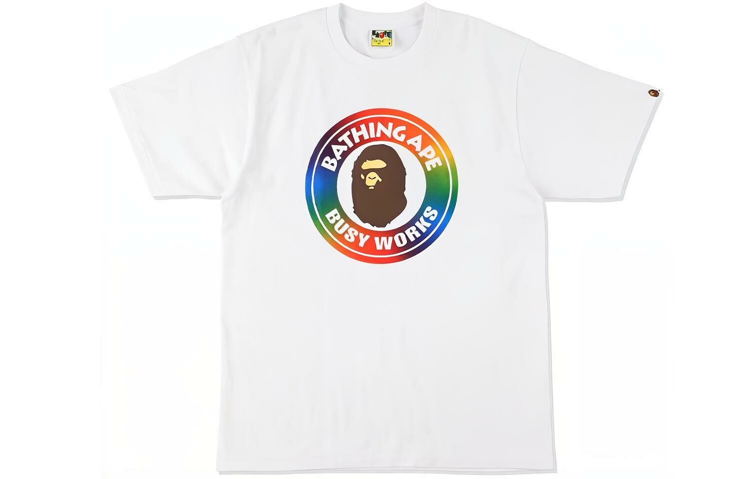 【代購】A BATHING APE Rainbow Busy Works Tee