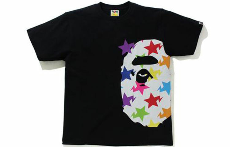 【代購】A BATHING APE Sta Pattern Side Big Ape Head Tee