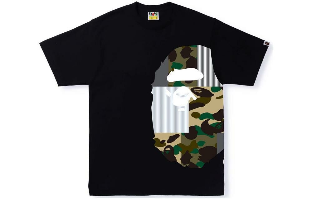 【代購】A BATHING APE Military Crazy Side Big Ape Head Tee