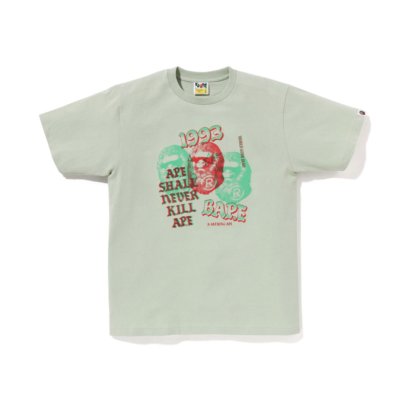 【代購】A BATHING APE Pigment Three Ape Head Tee