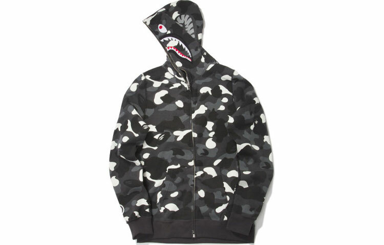 【代購】A BATHING APE City Camo Shark Full Zip Hoodie