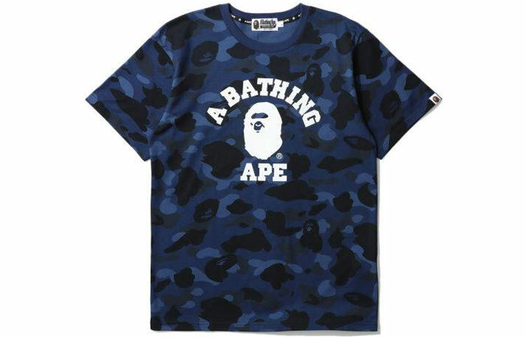 【代購】A BATHING APE Color Camo College Tee
