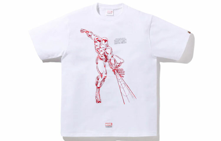【代購】A BATHING APE X Marvel Comics Iron Man T Shirt
