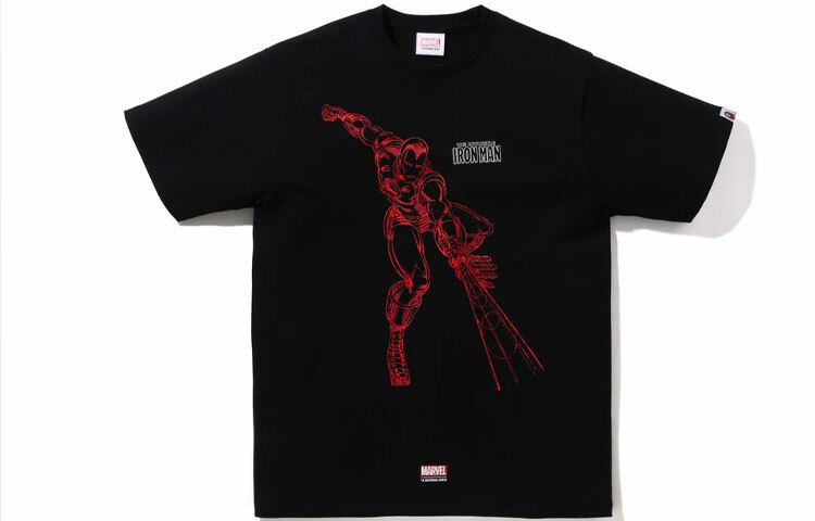 【代購】A BATHING APE X Marvel Comics Iron Man T Shirt