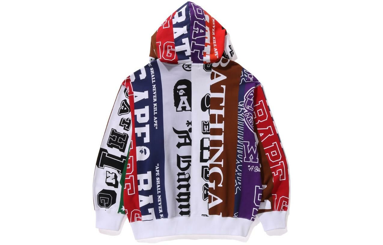 【代購】A BATHING APE Fans Scarf Full Zip Hoodie