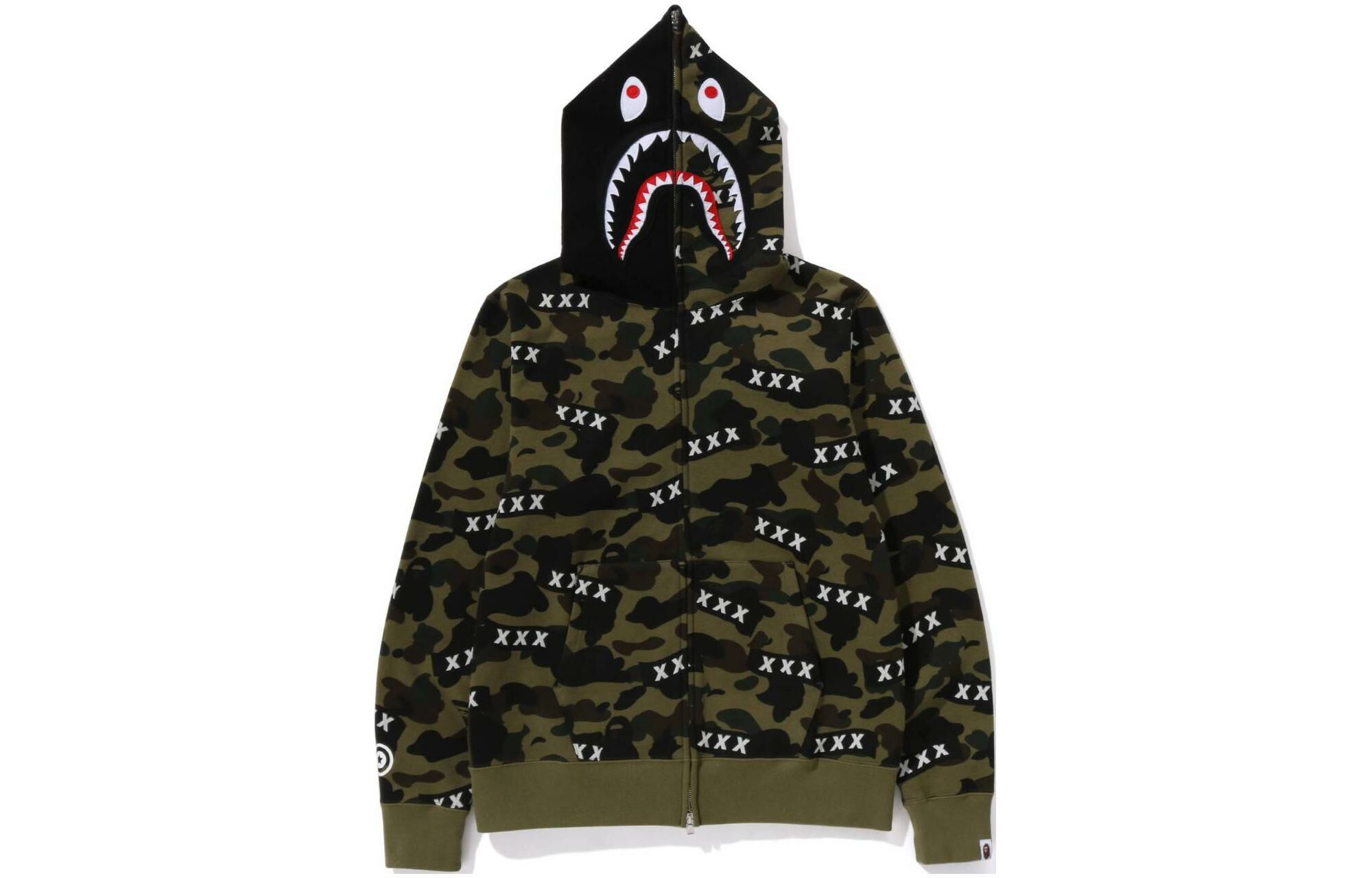 【代購】A BATHING APE X God Selection Xxx Shark Full Zip Hoodie